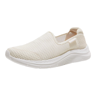 骆驼女鞋2025夏季新款运动鞋女款妈妈鞋透气网面鞋健步舒适休闲鞋