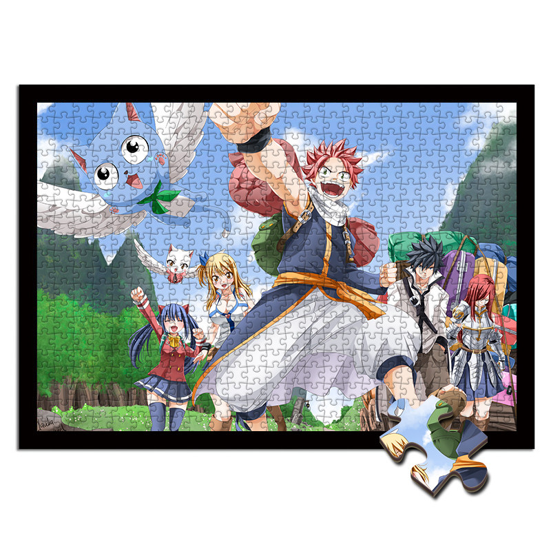 Fairy Tail 100 woodiness Jigsaw puzzle Nazi Lucy Allure originality comic decompression Toys giftin the Toy/Childs/Puzzle/Building block/Model , Beads/Jigsaw/Pair/Disassembly/Beat Toy , Jigsaw/Puzzle  category - from Buy2taobao.com to provide professional Taobao agent buy service
