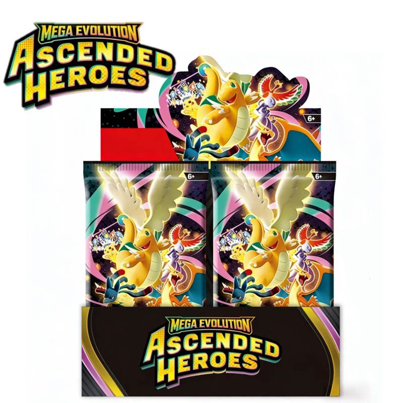 神奇宝贝卡片Mega Evolution宝可梦ME03 Ascended Heroes增强盲盒