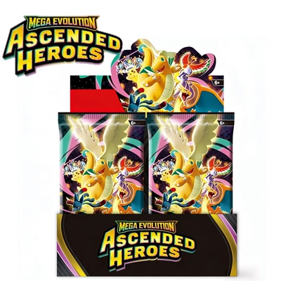 神奇宝贝卡片Mega Evolution宝可梦ME03 Ascended Heroes增强盲盒