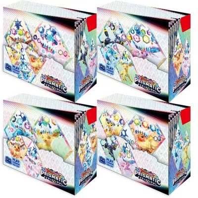 神奇宝贝卡片英文版prismatic evolutions宝可梦朱紫卡牌补充包