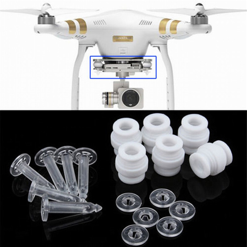 DJI 팬텀 3|SE|A|P 짐벌 낙하 방지 고정 버클 핀 실리콘 충격 흡수 볼에 적합