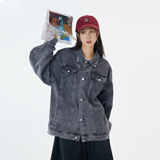 中性情侣款牛仔夹克宽松韩版外套N991/P98148，男装夹克，星座202-3