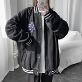 中性棒球领简约男女同款夹克上衣外套JK328/P90138，男装夹克，星座202-3