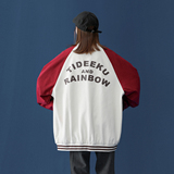 青春撞色棒球服潮流情侣字母夹克上衣9106/P95/148，男装夹克，星座202-3