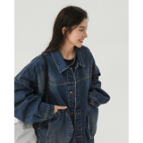 水洗休闲牛仔夹克立体口袋情侣外套上衣N9002/P105，男装夹克，星座202-3