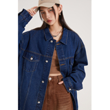 净版水洗翻领多口袋潮流牛仔夹克情侣款外套N601/P105，男装夹克，星座202-3