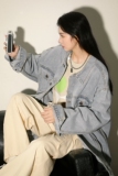 净版水洗翻领多口袋潮流牛仔夹克情侣款外套N601/P105，男装夹克，星座202-3