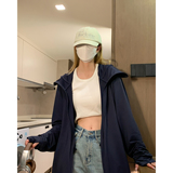 夏季纯色情侣款连帽长袖防晒衣薄款外套F109/P39，男装防晒衣，星座202-3