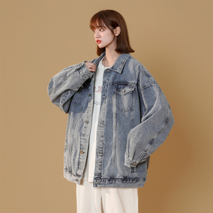 2023情侣款牛仔夹克中性风宽松韩版水洗外套 N991/P98 148图片
