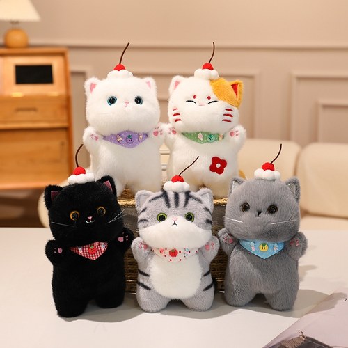 可爱猫咪毛绒玩偶三花猫公仔女睡觉闺蜜生日礼物桌伴娃娃送礼公仔