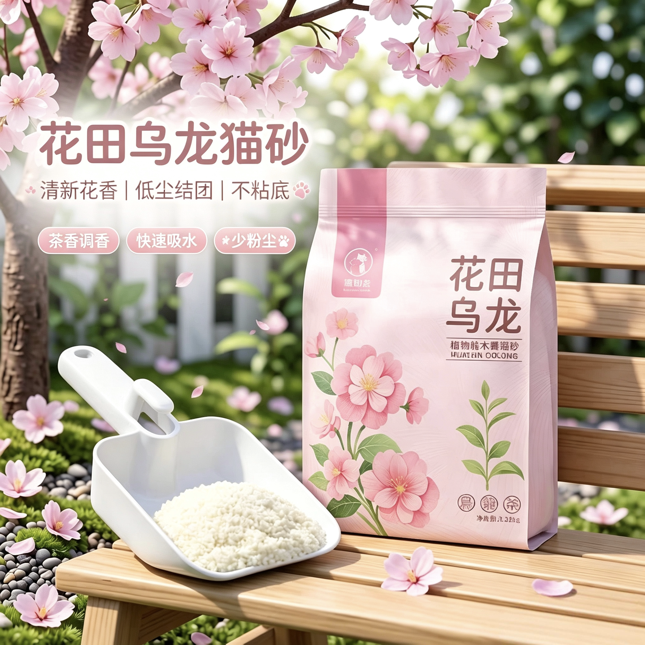 猫和友优质木薯猫砂除臭低尘环保
