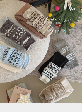 Spring韩国童装2025年冬季宝宝加绒加厚韩版打底裤女童保暖休闲裤