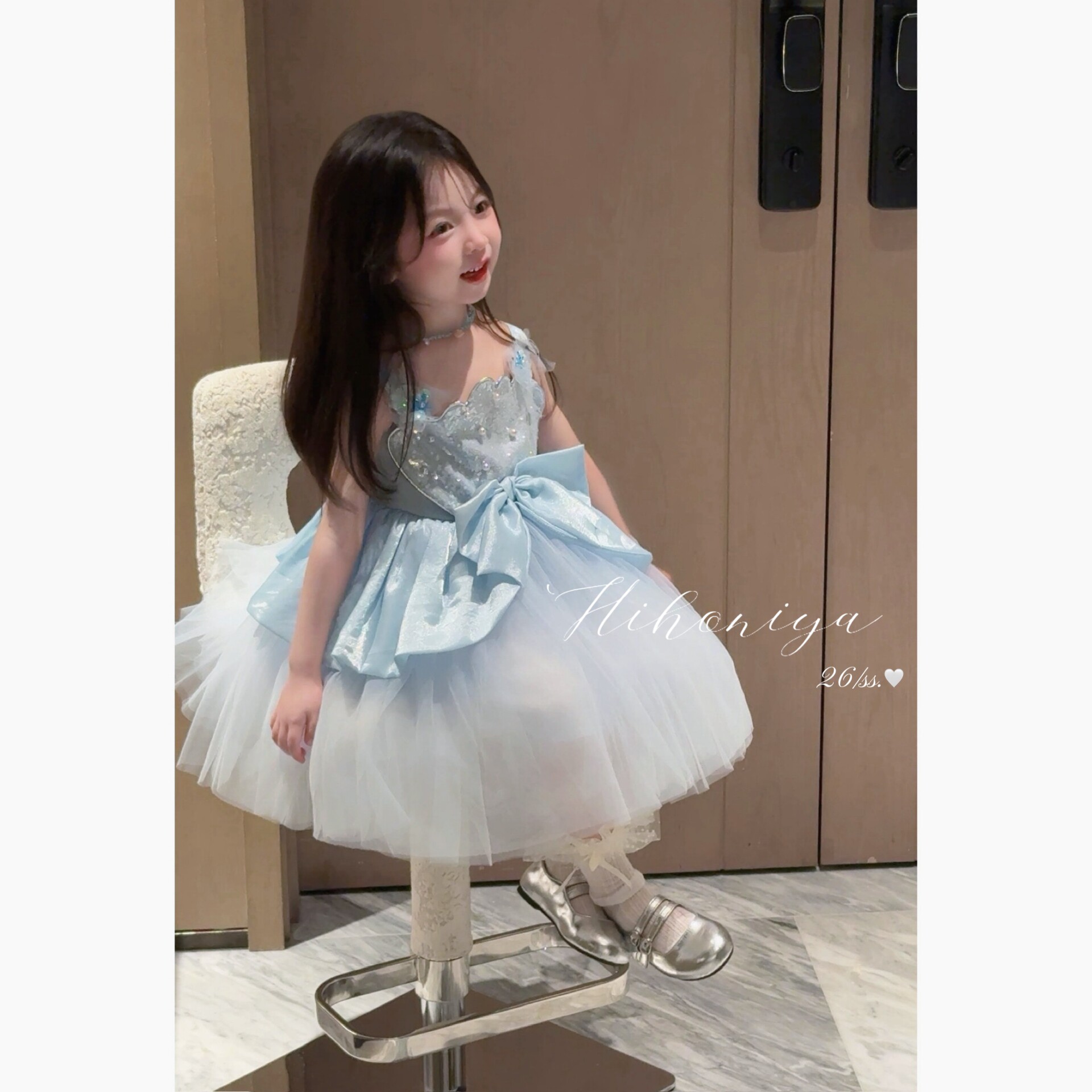 Spring韩国童装2026夏季新款宝宝高定礼服裙儿童网纱裙女童公主裙图片