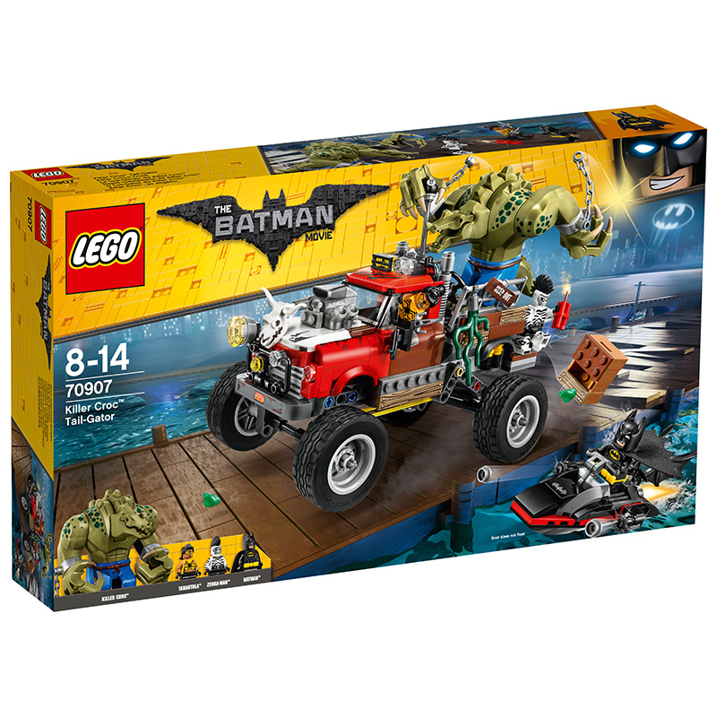 全新正品 乐高玩具蝙蝠侠大电影系列LEGO积木杀手鳄的巨轮车70907