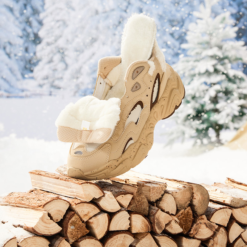 防滑耐磨加毛鞋361度防泼水