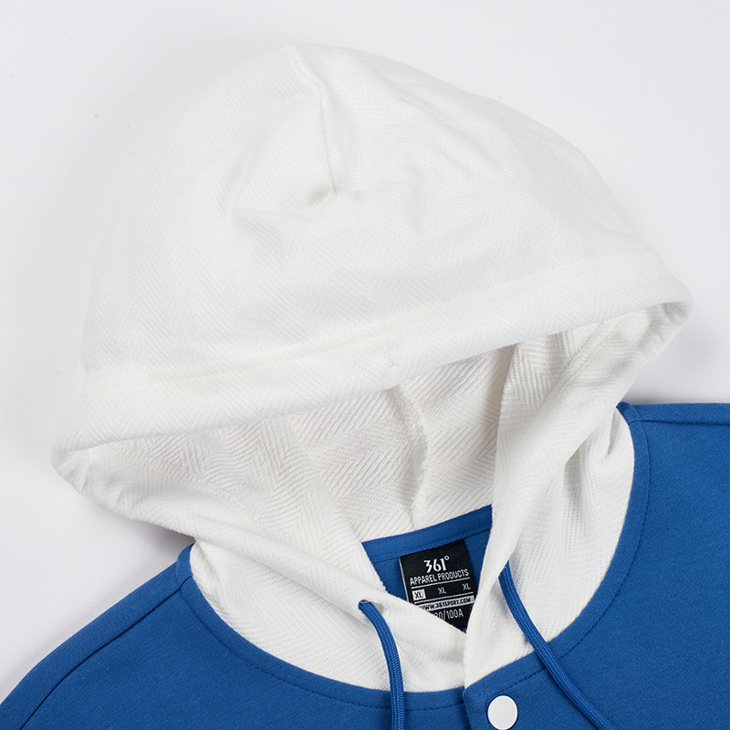 361 DEGREE SPORTS SWEATSHIRT MENS WINTER 2024 NEW HOODED CARDIGAN REGULAR CASUAL TOP