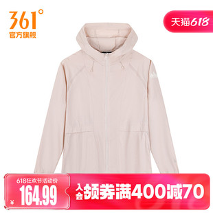 361度女装2026夏季新款针织单风衣宽松舒适运动外套