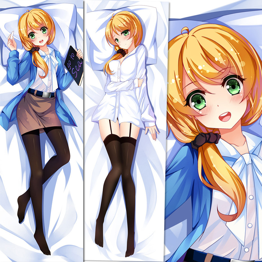 ellen baker艾伦老师 等身抱枕 动漫周边卡通靠枕方枕 御姐 黑丝