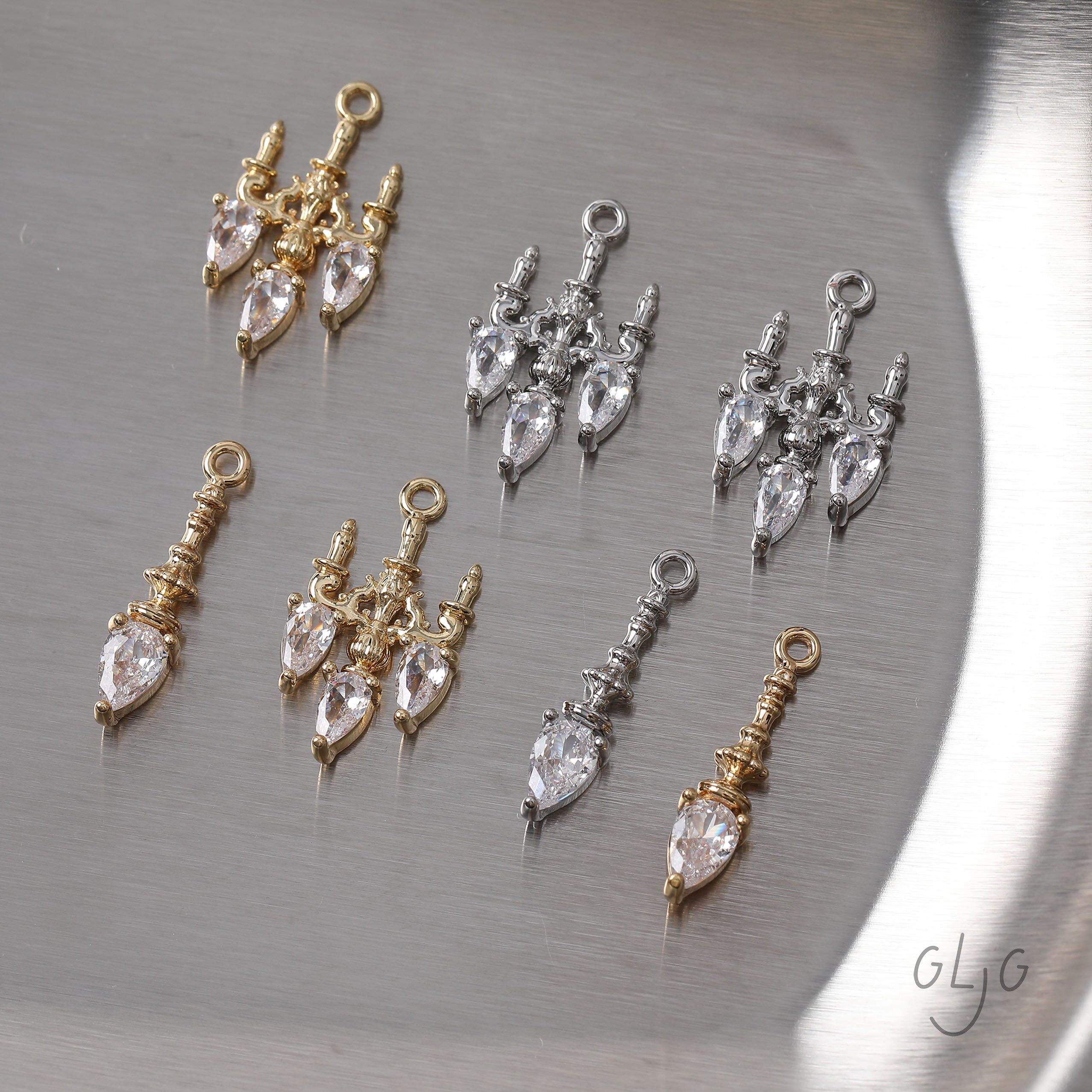 铜镀真金保色复古镶锆 宫廷水晶吊灯吊坠diy手作耳环项链材料配件,饰品/流行首饰/时尚饰品新,其他DIY饰品配件,淘宝优惠券,粉丝福利购,淘宝优惠卷