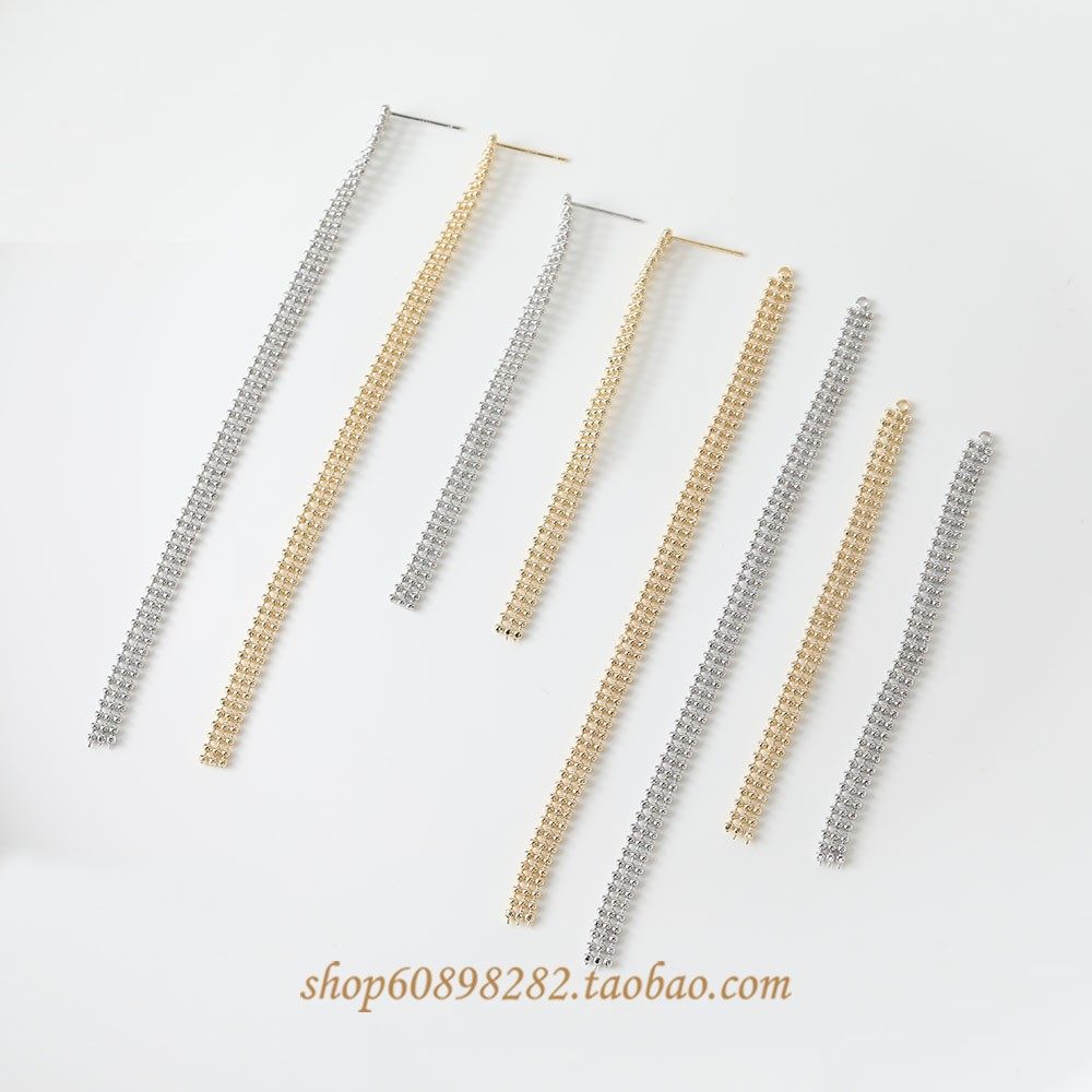 14K电镀真金保色金珠流苏链条耳钉吊坠diy手作耳饰珍珠材料配件,饰品/流行首饰/时尚饰品新,其他DIY饰品配件,淘宝优惠券,粉丝福利购,淘宝优惠卷