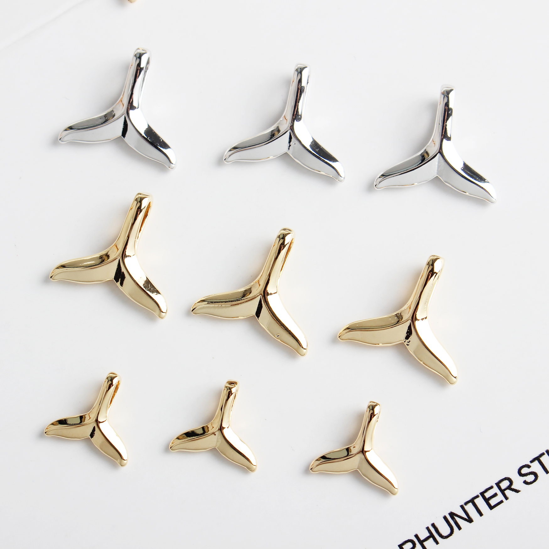 diy金色项链耳饰铜配件