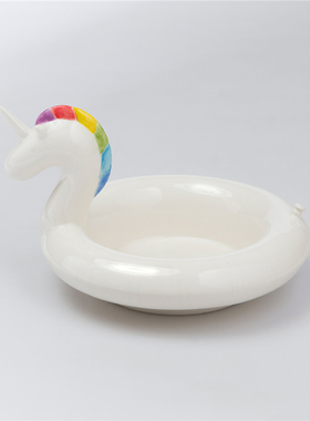 西班牙 DOIY 鸟在水中浮游陶瓷碗 Floatie serving bowl 实用装饰