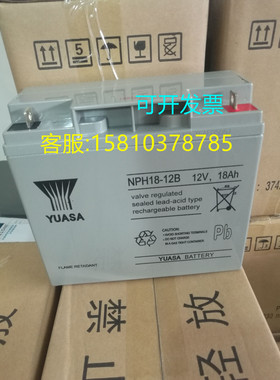 YUASA汤浅蓄电池NP18-12BUPS直流屏12V18AH铅酸免维护电梯专用