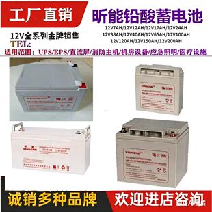 XINNENG昕能蓄电池12v7AH12AH17AH24AH38AH65AH100AH消防/UPS电源