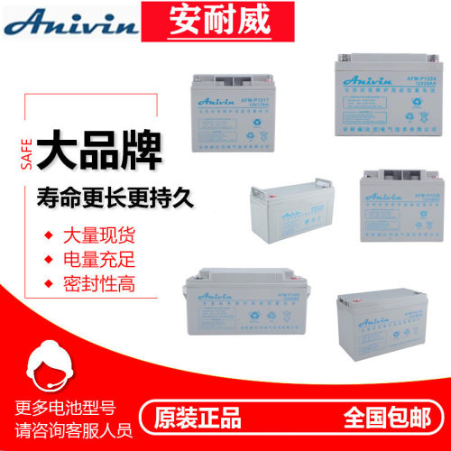 安耐威蓄电池AFM-P/C12V17A24A38A65A100A120A应急直流屏UPS/EPS