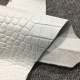 tzp286冰川白鱼肚皮竹节纹边角料真皮手工DIY皮料表带手机壳面料