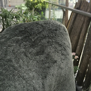 绿羊羔毛皮毛一体皮料尾货清仓