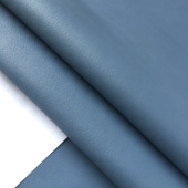 F1346雾霾蓝色0.9mm软羊皮真皮服装 靴皮具手工DIY皮料 箱包鞋