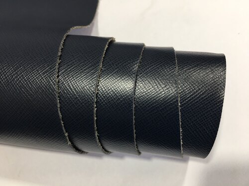 十字纹头层牛皮手工DIY皮料