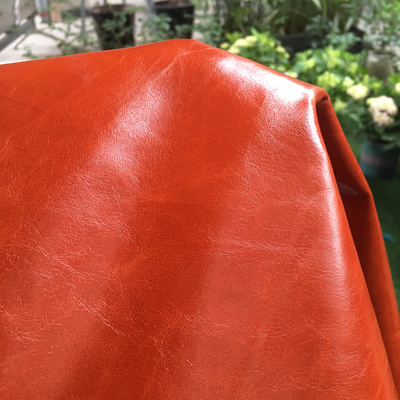 D1273油蜡头层牛皮真皮手工DIY皮料1mm偏软