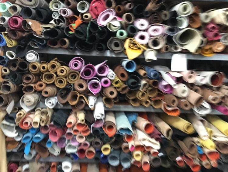 u006手工diy皮料头层样品处理图片