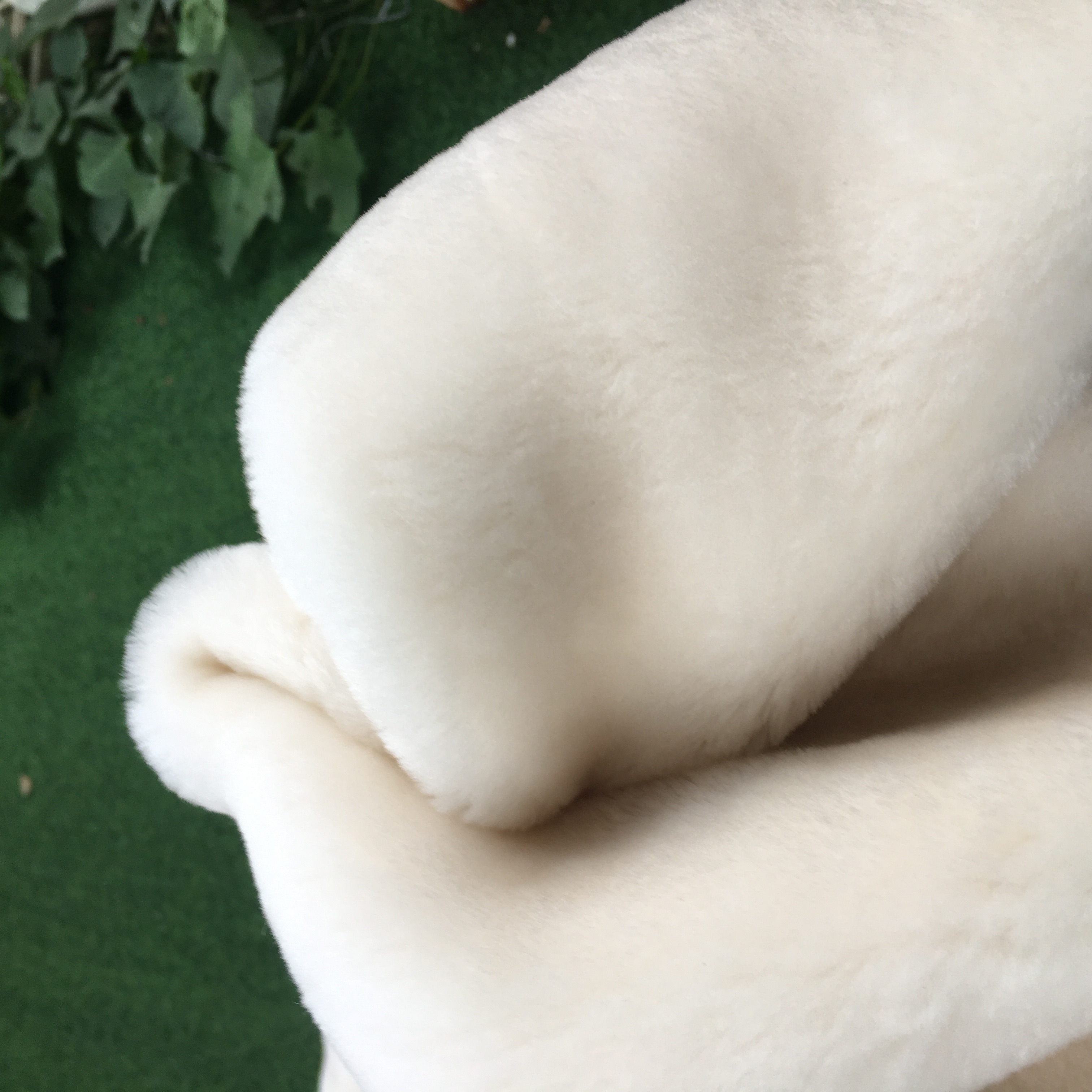 Yg526毛厚1-1.3厘米意大利羊羔毛皮毛一体真皮手工DIY皮料