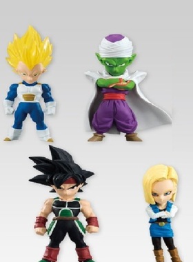 万代 congverge 七龙珠Z盒蛋食玩Adverge2 巴达克比克18号贝吉塔