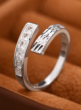 新品戒指女士款轻奢小众设计镶嵌
