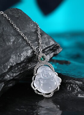 新品新款佛公吊坠项链高级感轻奢