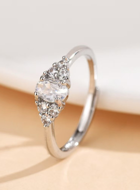 新品新款三生石戒指小众高级感设