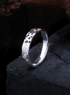 新品新款碎冰冰戒指女小众设计感