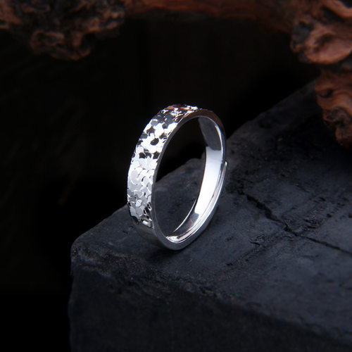 新品新款碎冰冰戒指女小众设计感