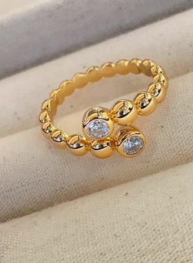 新品新款时尚戒指轻奢高级感气泡