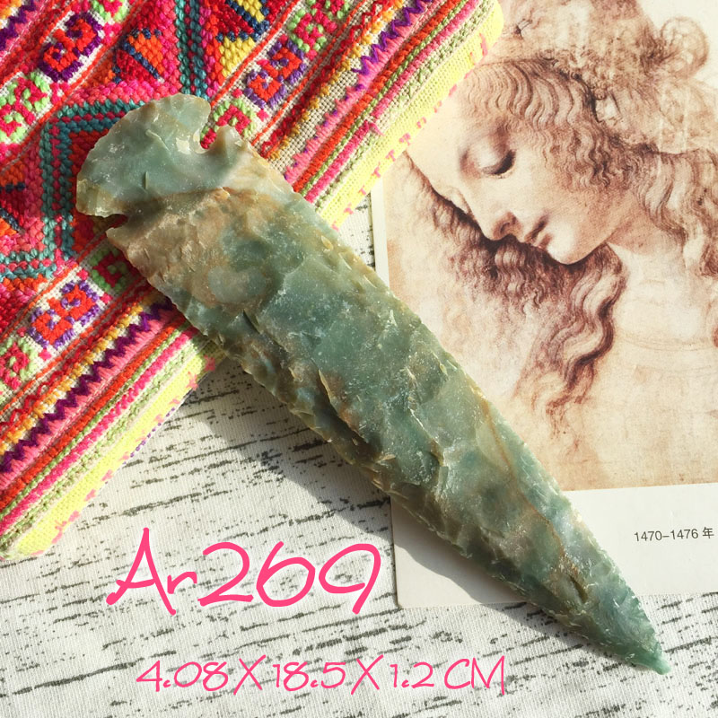 Sweet配饰 天然印度玛瑙手工敲打超大箭头箭簇 印第安风 包邮