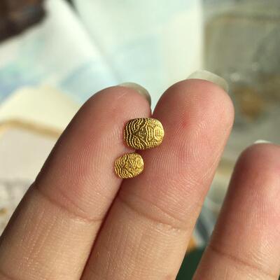 S925扎基拉姆贴片带针文玩配件