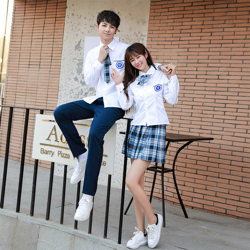少年派韩国英伦风中学生校服套装