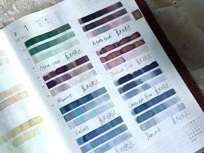 goldfish 钢笔墨水 渐变层析彩墨 蘸水笔水彩墨水 手帐染卡墨水