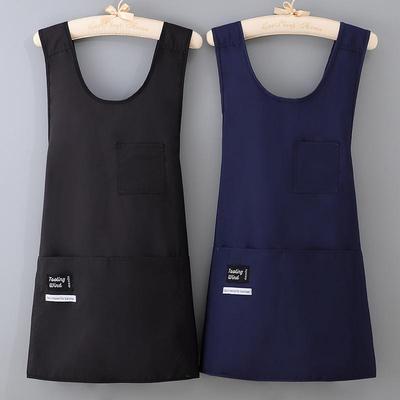 交叉肩带围裙围裙防水防油韩版