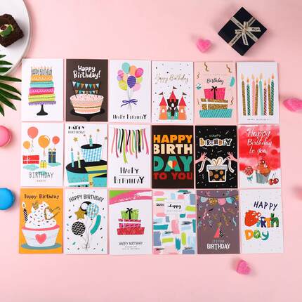 big happy birthday card 生日birthday gift cards卡片 创意贺卡